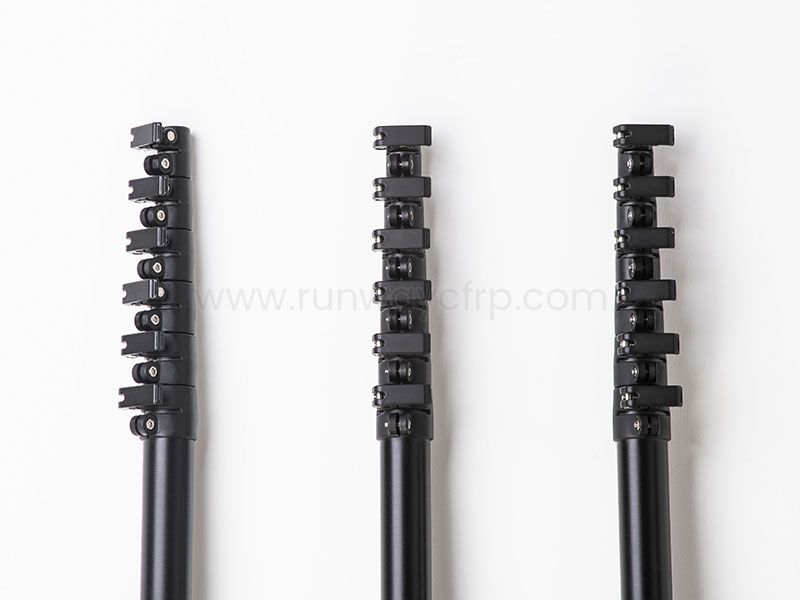 Carbon Fiber Extension Pole with Lever Clamps